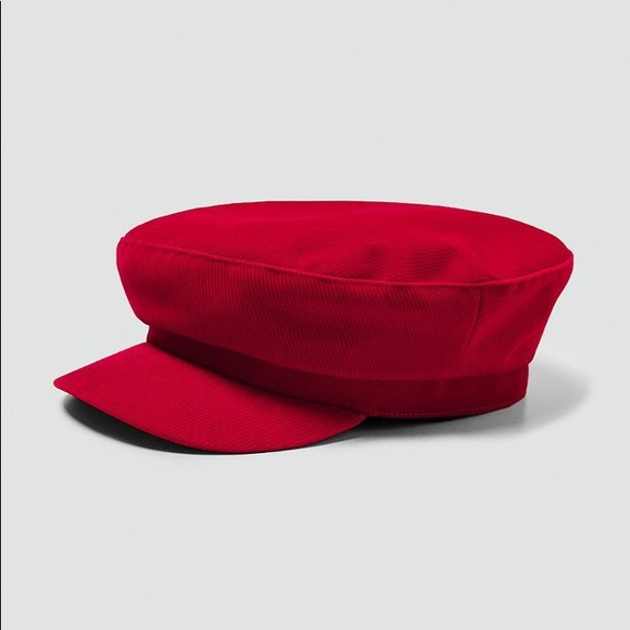 Zara Red Corduroy Cap | Poshmark